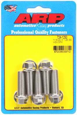 ARP 7/16-20 x 1.250 hex SS bolts - 724-1250