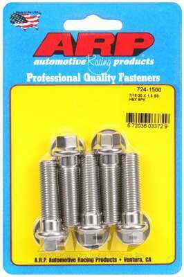 ARP 7/16-20 x 1.500 hex SS bolts - 724-1500