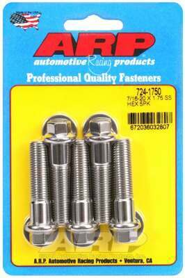 ARP 7/16-20 x 1.750 hex SS bolts - 724-1750
