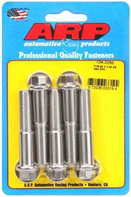 ARP 7/16-20 x 2.250 hex SS bolts - 724-2250
