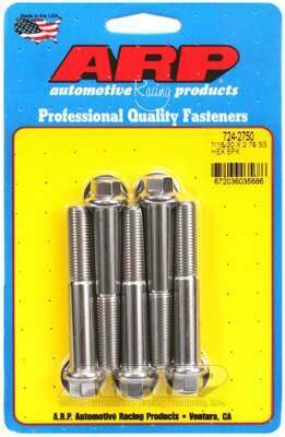 ARP 7/16-20 x 2.750 hex SS bolts - 724-2750