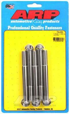 ARP 7/16-20 x 4.250 hex SS bolts - 724-4250