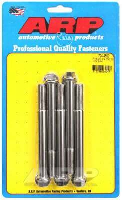 ARP 7/16-20 x 4.500 hex SS bolts - 724-4500
