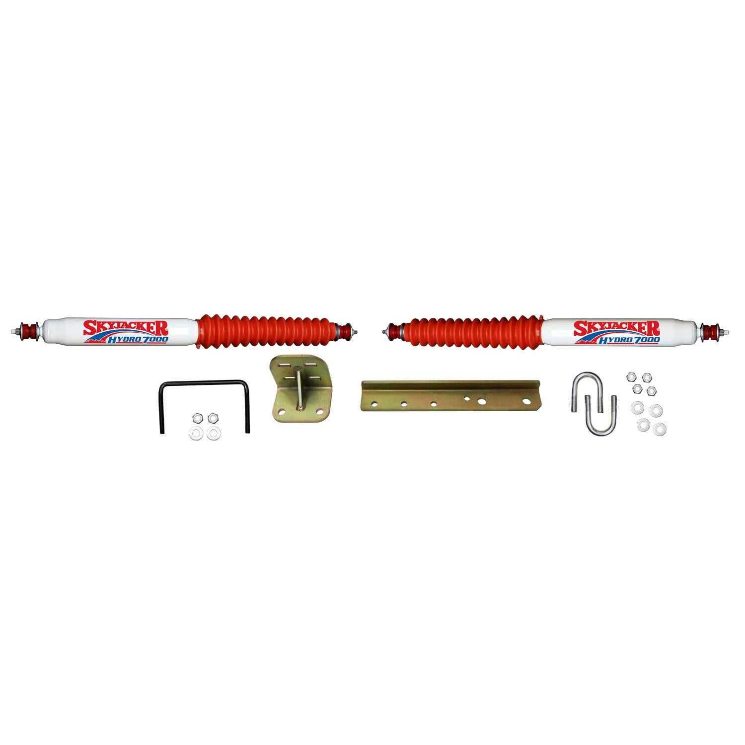 Skyjacker Steering Stabilizer Dual Kit 80-96 Ford Bronco 80-96 Ford F-150 80-83 Ford F-100 80-98 Ford F-250 80-97 Ford F-350 86-90 Ford Bronco II 91-94 Ford Explorer 92-94 Mazda Navajo 97 Ford F-250 HD - 7240