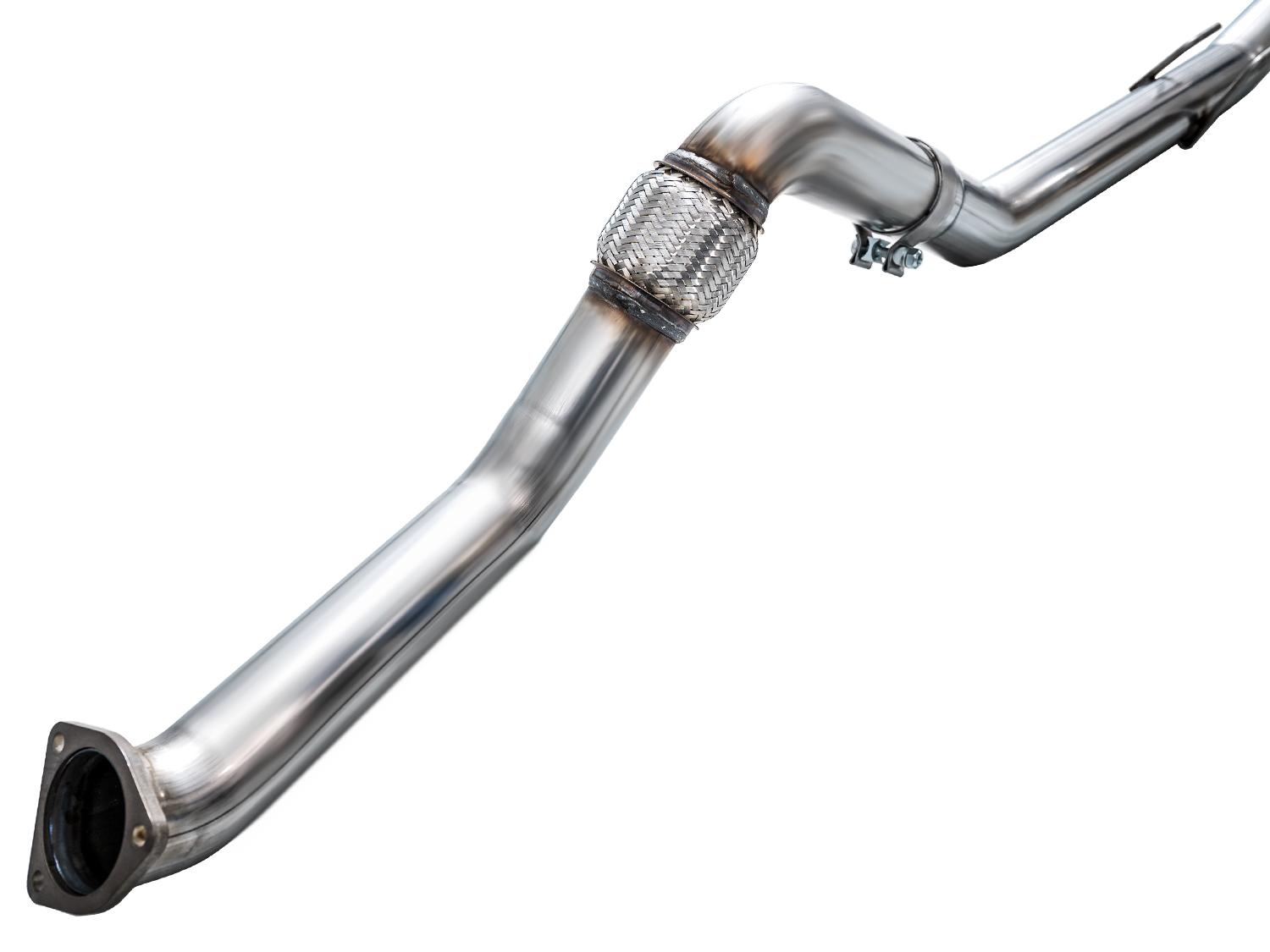 AWE Touring Edition Exhaust for DE5 Integra Type-S - Triple Chrome Silver Tips - 3015-52335