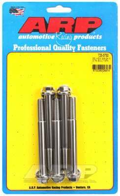 ARP 3/8-24 x 3.750 hex 7/16 wrenching SS bolts - 725-3750