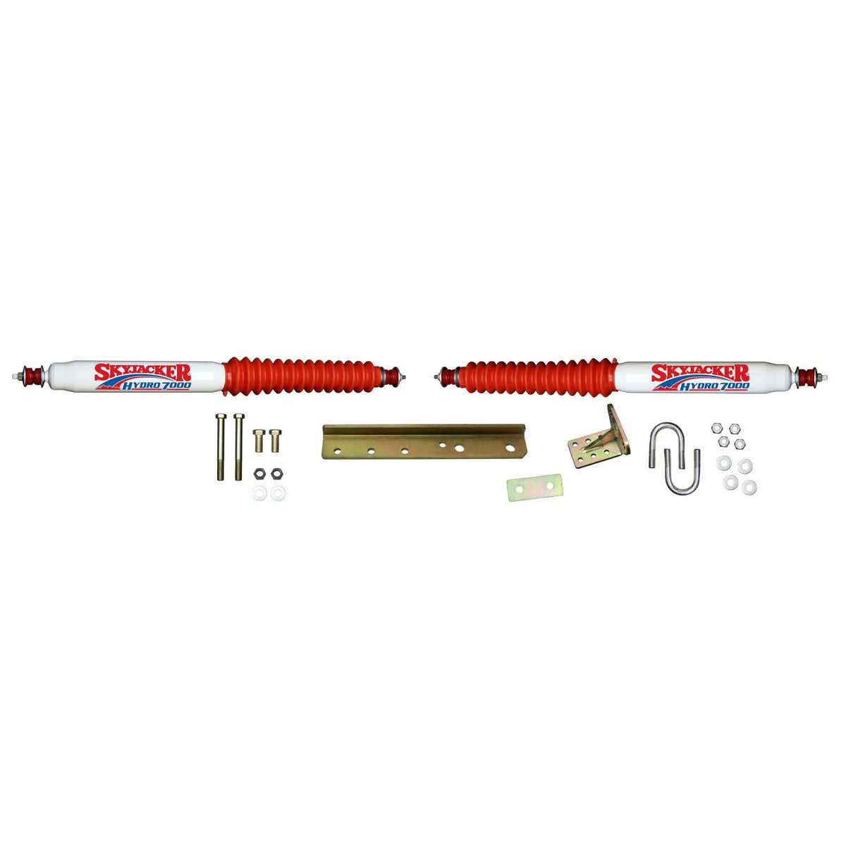 Skyjacker Steering Stabilizer Dual Kit 83-97 Ford Ranger 84-90 Ford Bronco II 91-94 Ford Explorer 91-94 Mazda Navajo 94-97 Mazda B2300 94-97 Mazda B4000 94-96 Mazda B3000 - 7250
