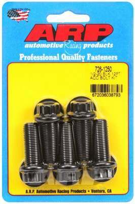 ARP 1/2-20 x 1.250 12pt black oxide bolts - 726-1250