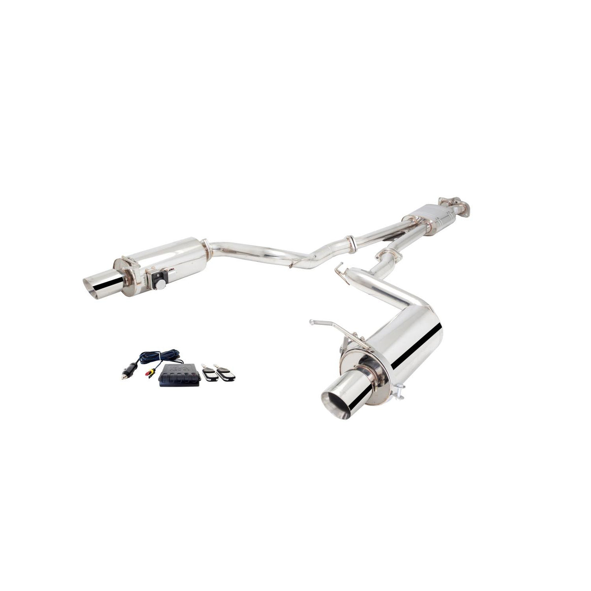 XForce Twin 21/2" Ss Cat-Back Exhaust System (2015-2017 Mustang) - ES-FM17-VMK-CBS