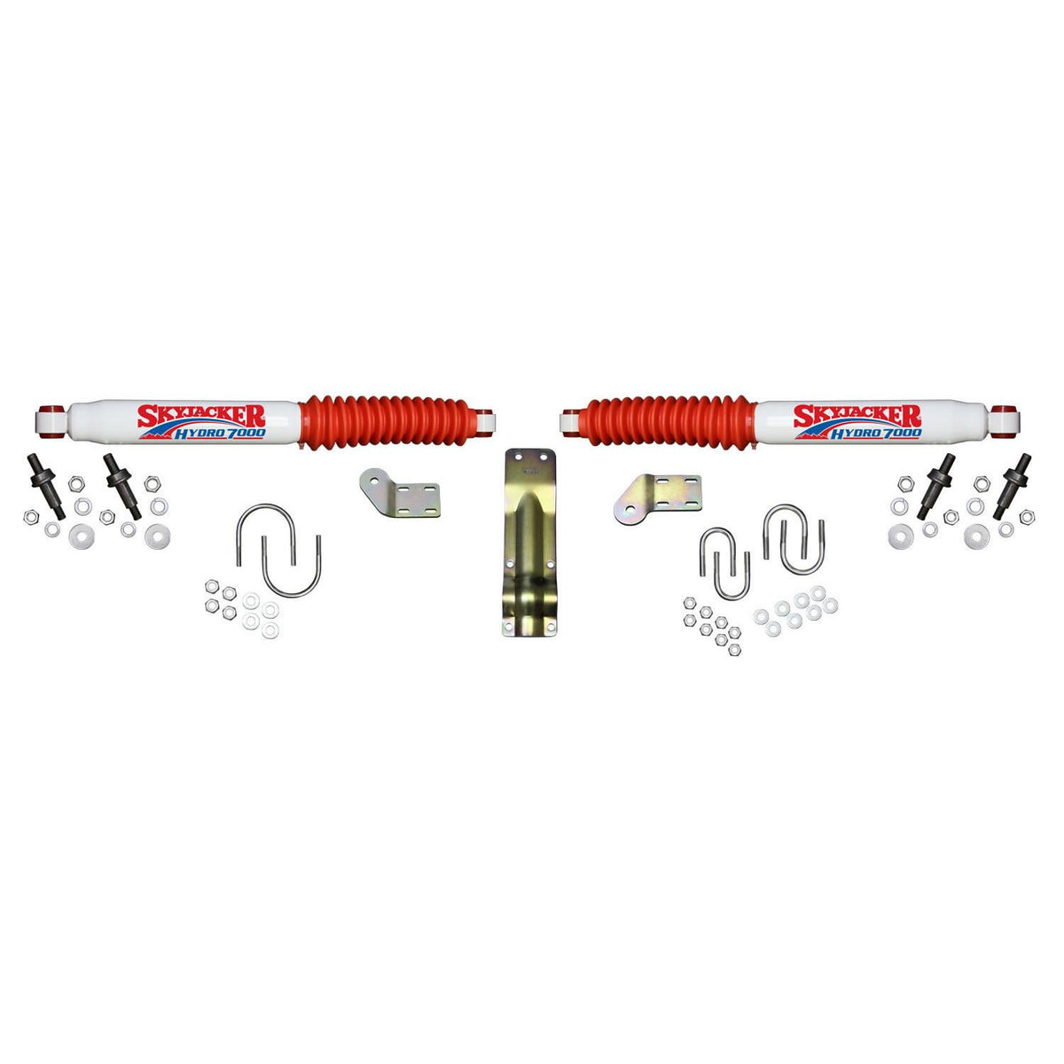 Skyjacker Steering Stabilizer Dual Kit w/3.75 Inch Axle Tube - 7270