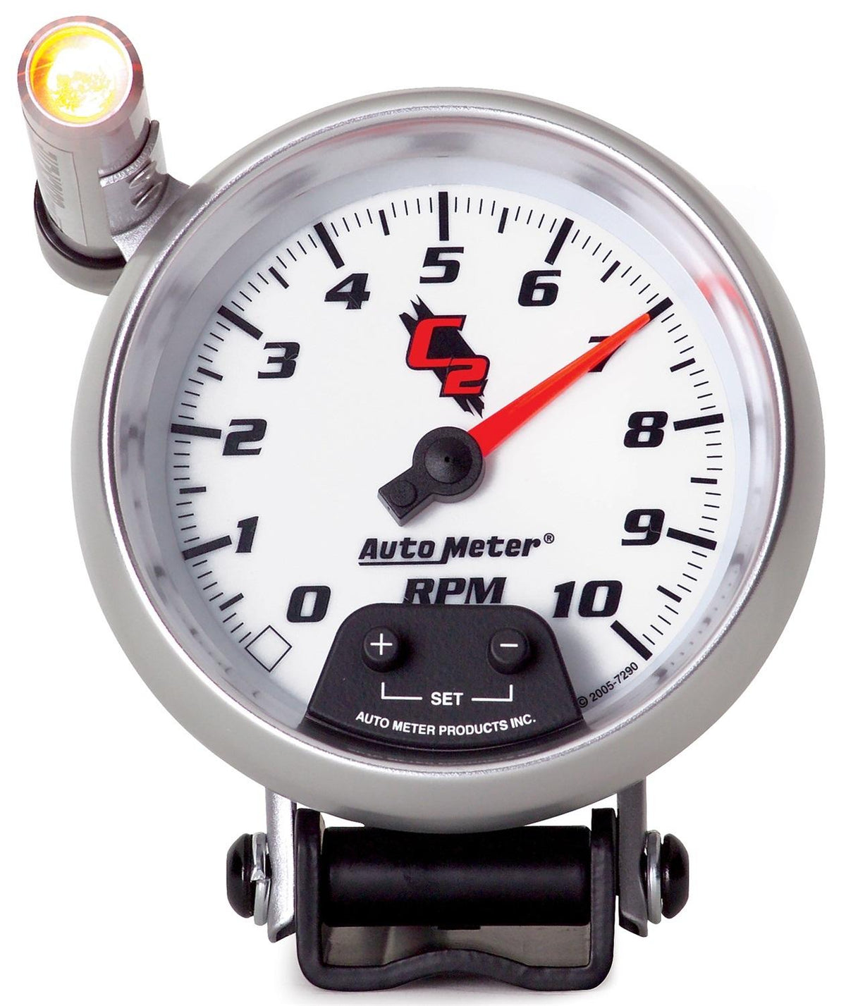 Auto Meter 3-3/4" PEDESTAL TACHOMETER, 0-10,000 RPM, C2 - 7290