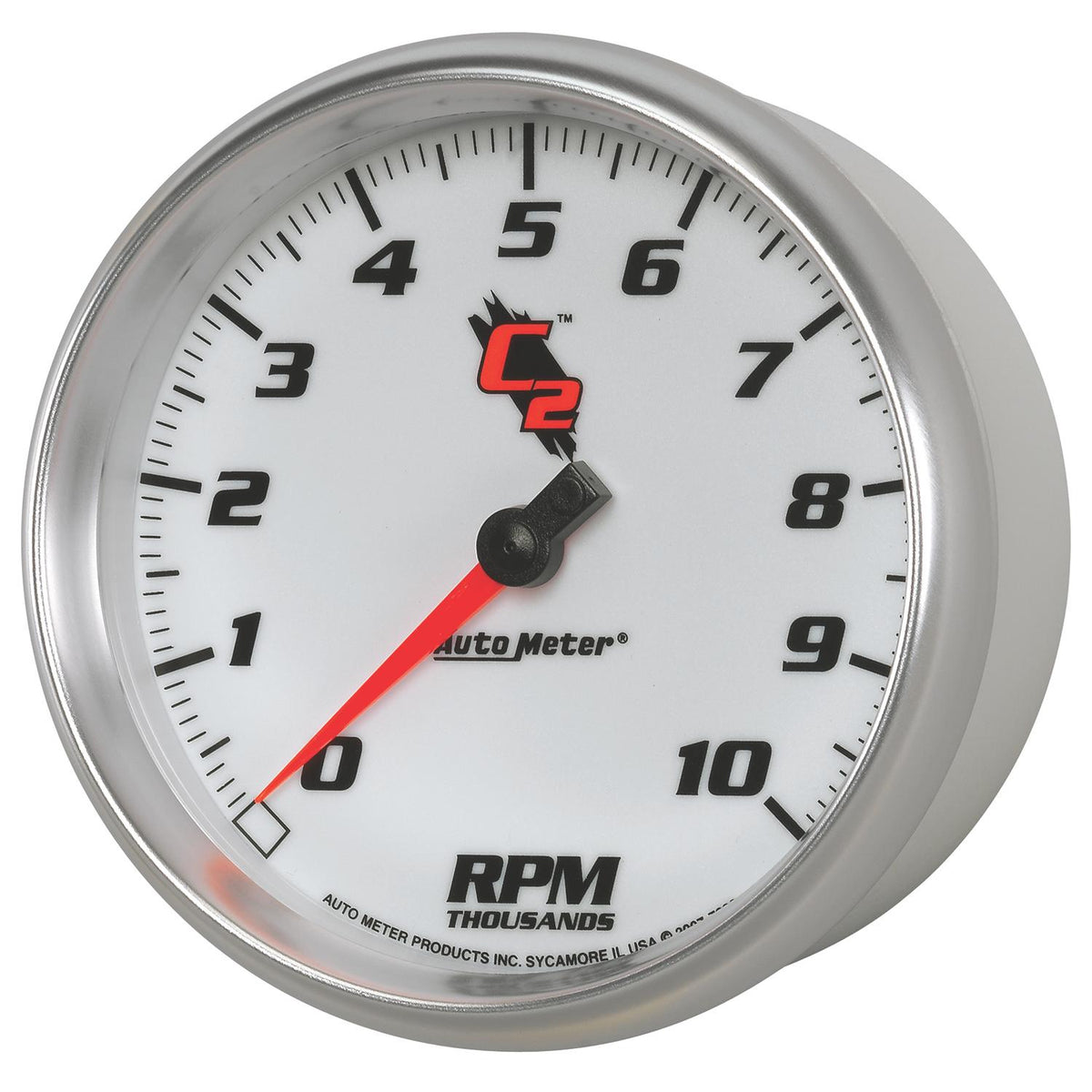 Auto Meter 5" IN-DASH TACHOMETER, 0-10,000 RPM, C2 - 7298
