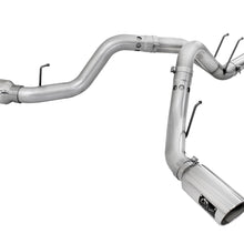 AFE ATLAS 4 IN Aluminized Steel DPF-Back Exhaust System w/Polished Tip (2011-2014 F-250 Super Duty, F-350 Super Duty) - 49-03065-P