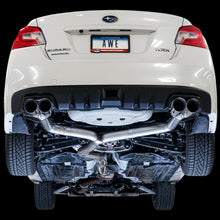 AWE Tuning Subaru WRX/STI VA/GV Sedan Track Edition Exhaust - Diamond Black Tips (102mm) - 3020-43066
