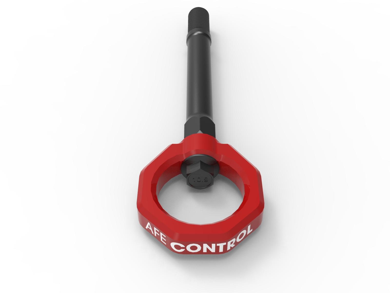 AFE Front Tow Hook Red (2020-2023 Corvette 6.2) - 450-401014-R
