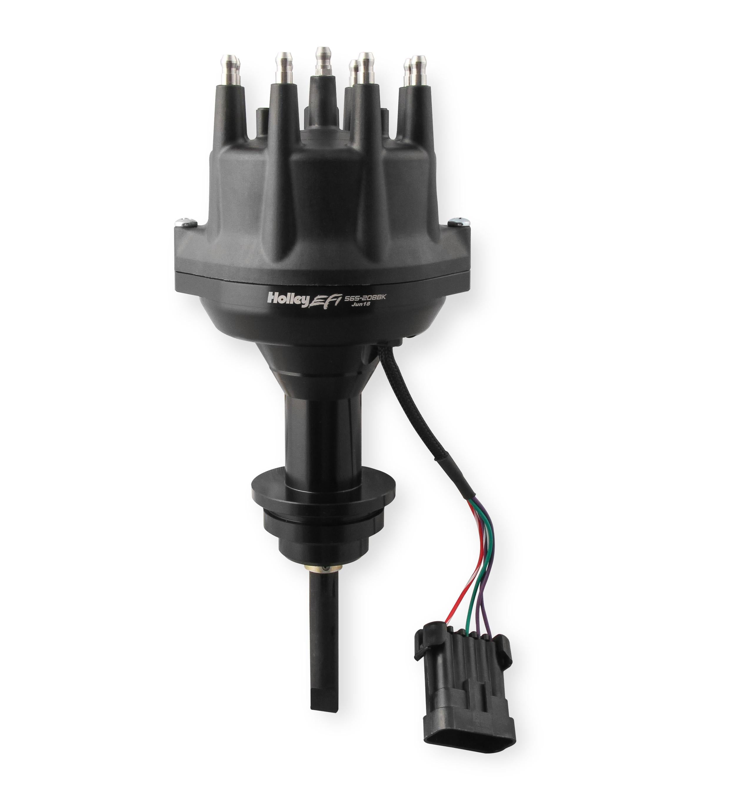 Holley Dual Sync Chrysler SB Distributor, Black.  - 565-208BK