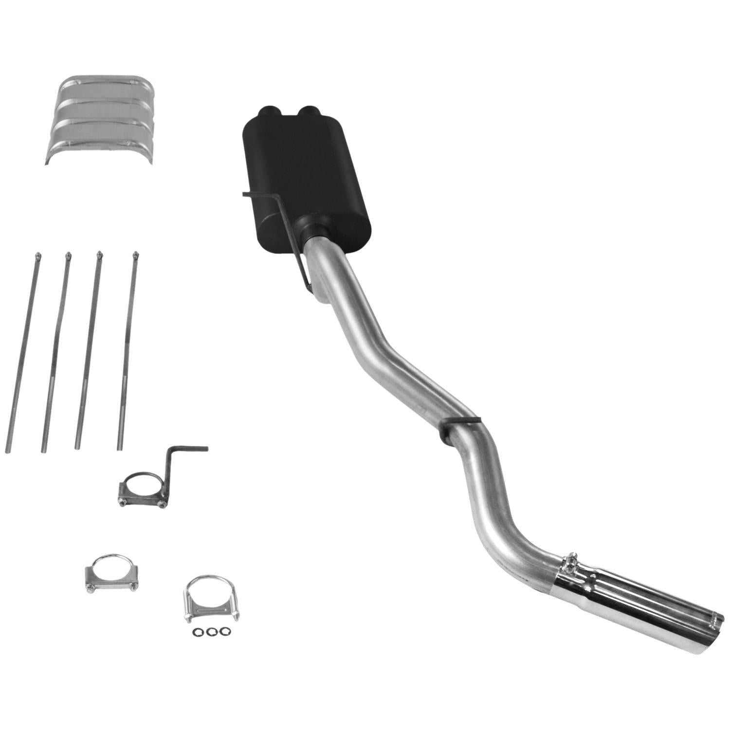 Flowmaster Cat-back System - Single Side Exit - American Thunder - Aggressive Sound