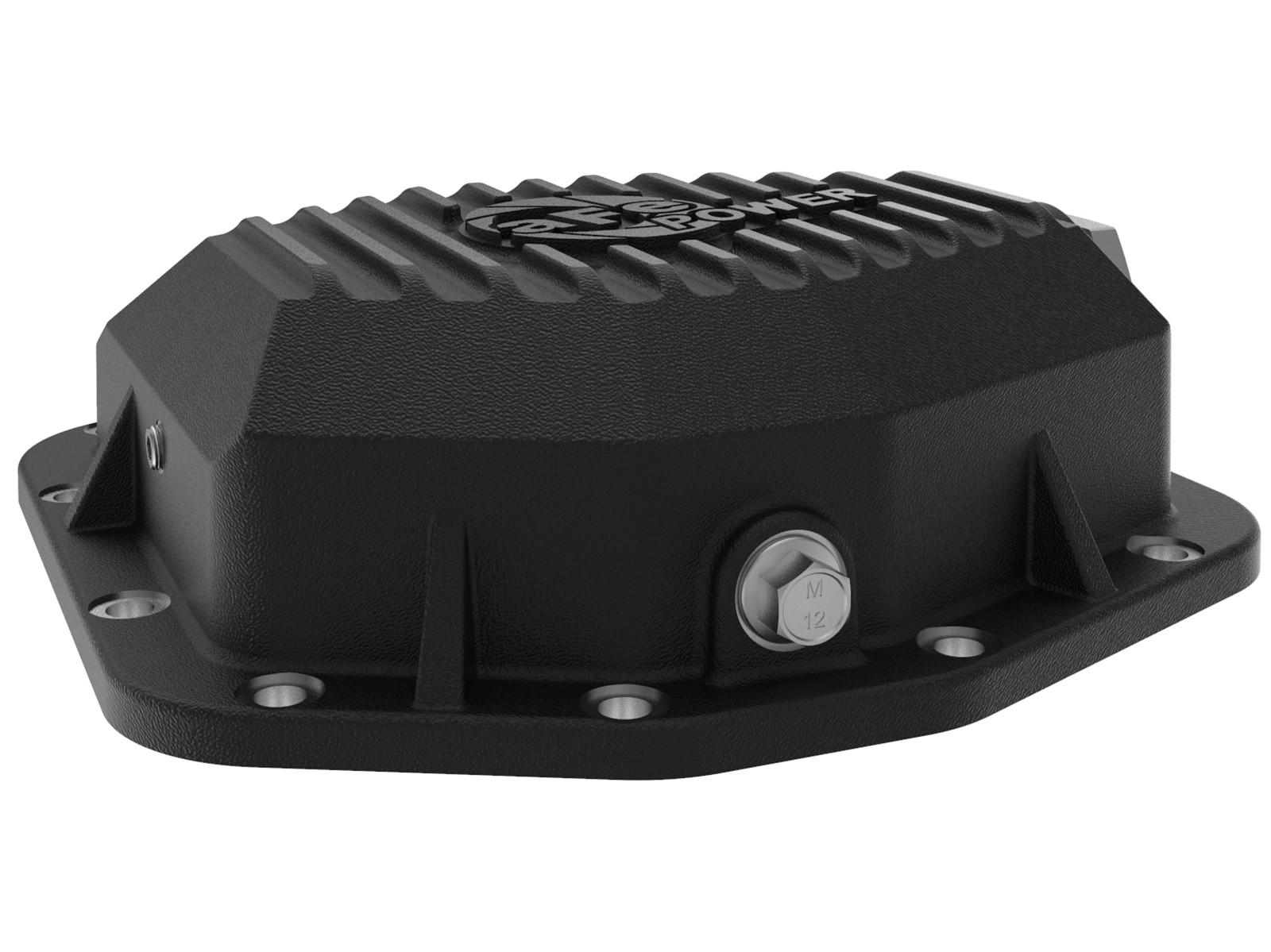 AFE 46-71290B Pro Series Rear Differential Cover Black w/ Machined Fins (2021+ Ford Bronco L4-2.3L (t) / V6-2.7L (tt) Dana M220)