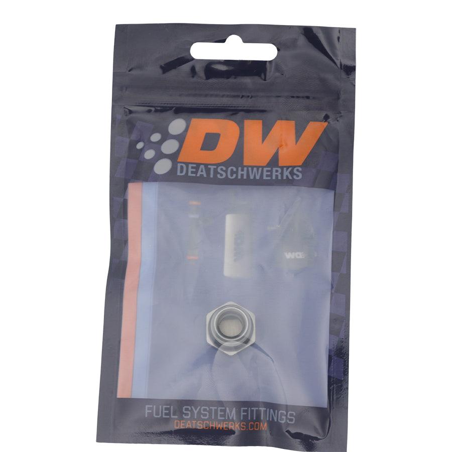 DeatschWerks 6AN ORB Plug Fitting with 1/8" NPT Port - 6-02-0730