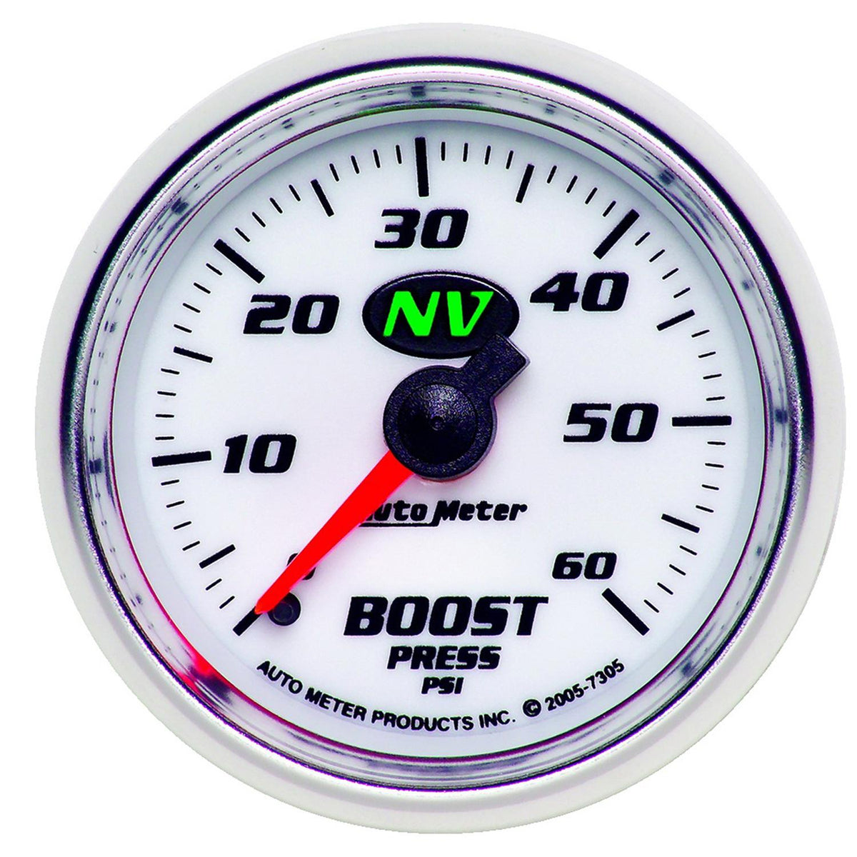 Auto Meter 2-1/16" BOOST, 0-60 PSI, NV - 7305