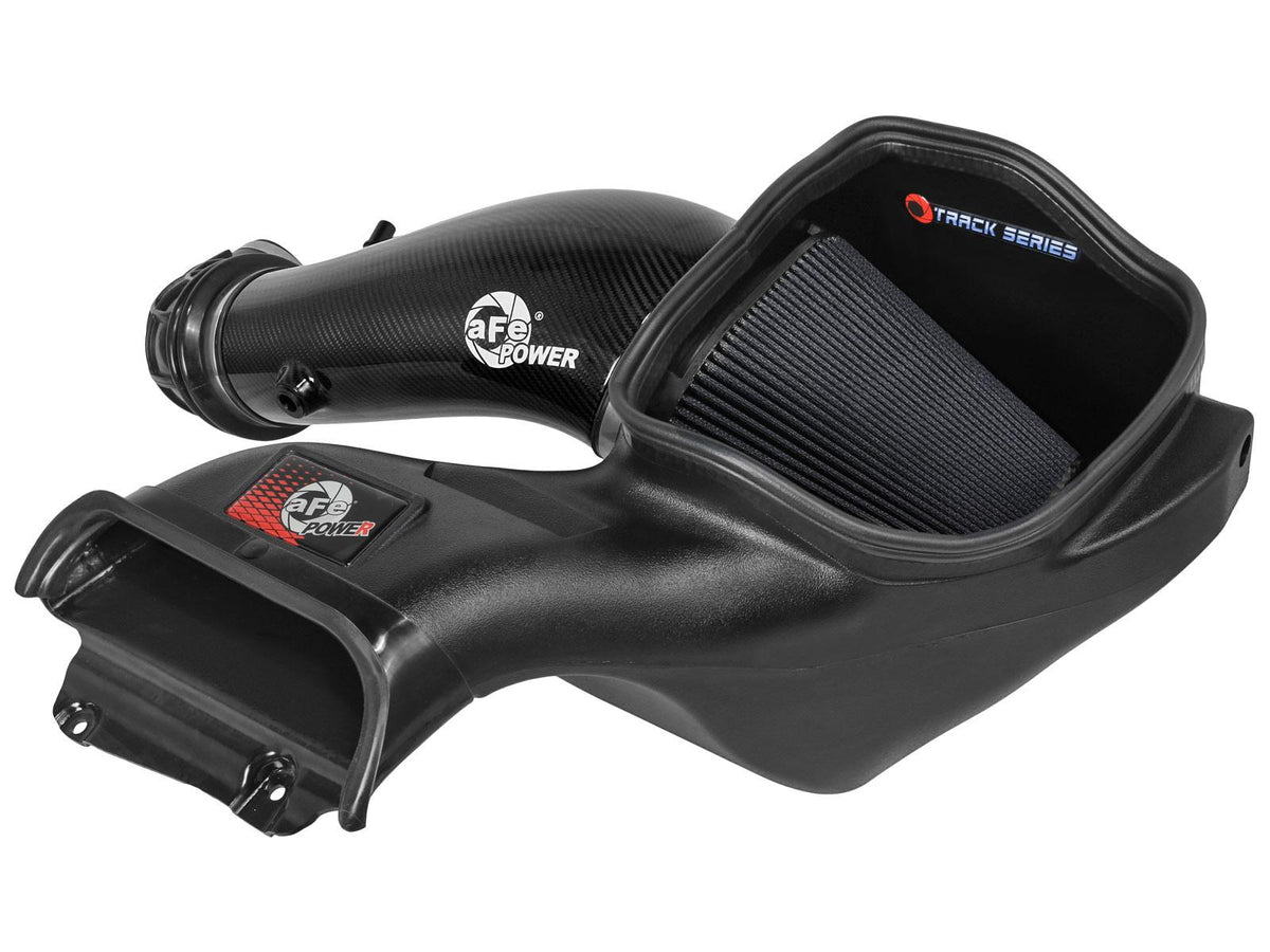 aFe Track Series Carbon Fiber Cold Air Intake System w/ Black Pro 5R Filter (2023-2024 Raptor R) - 57-10030K