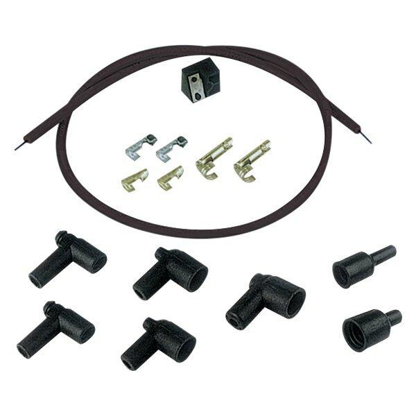 Moroso Ignition Coil, Replacement Wire Kit, Spiral Core, Black - 73236