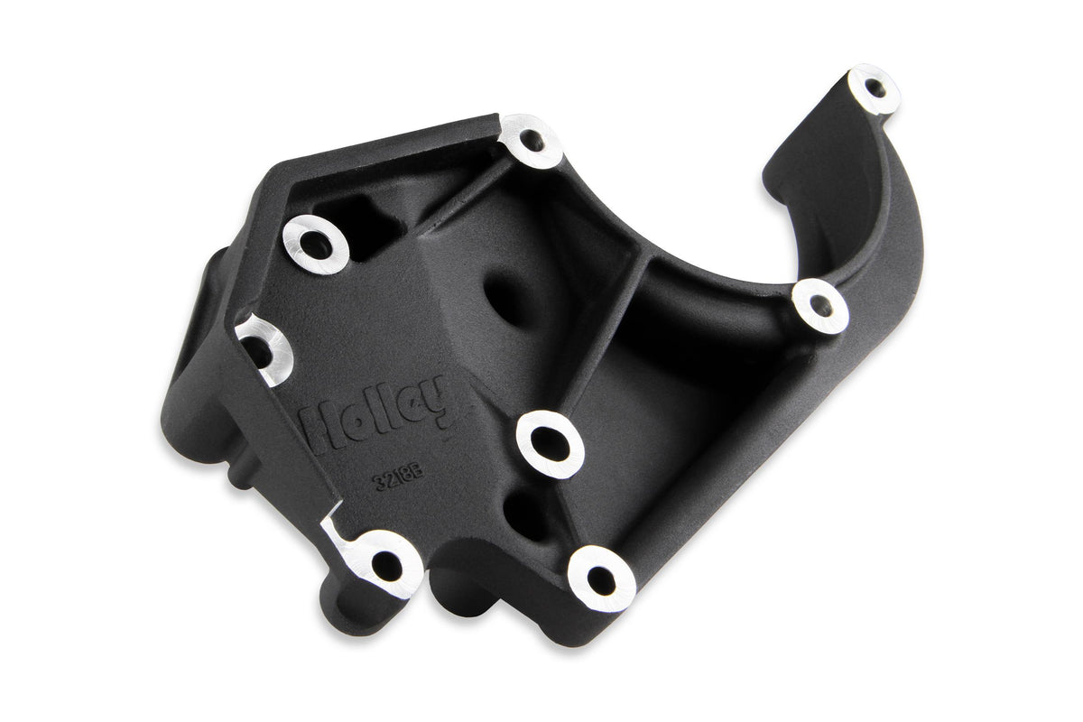 Holley LS/LT Complete Accessory Drive Kit- Black Finish.  - 20-138BK