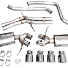 AWE Touring Edition Exhaust for '19-'21 Porsche Macan 3.0T/2.9TT - Chrome Silver - 3015-42951