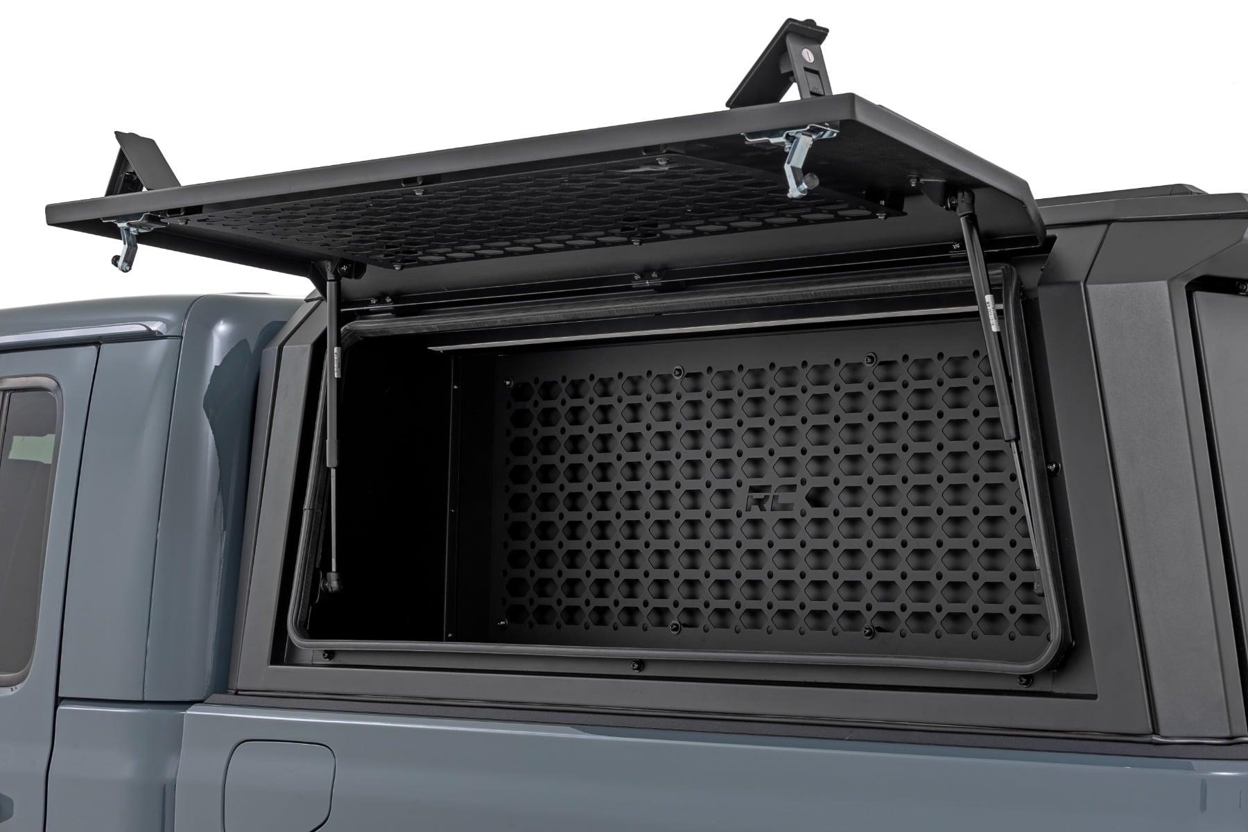 Rough Country Bed Cap Molle Panel Side Storage Bin Drivers Side Jeep Gladiator JT (20-25) (2020-2021 Gladiator) - 734054