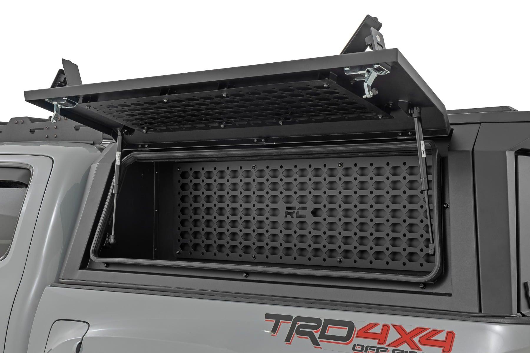 Rough Country Bed Cap Molle Panel Side Storage Bin Drivers Side Toyota Tacoma (16-23) (2017 Tacoma) - 734064