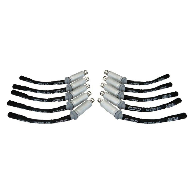 Moroso Ignition Wire Set, Ultra 40, Sleeved, Dodge Viper 08-17, Black - 73512