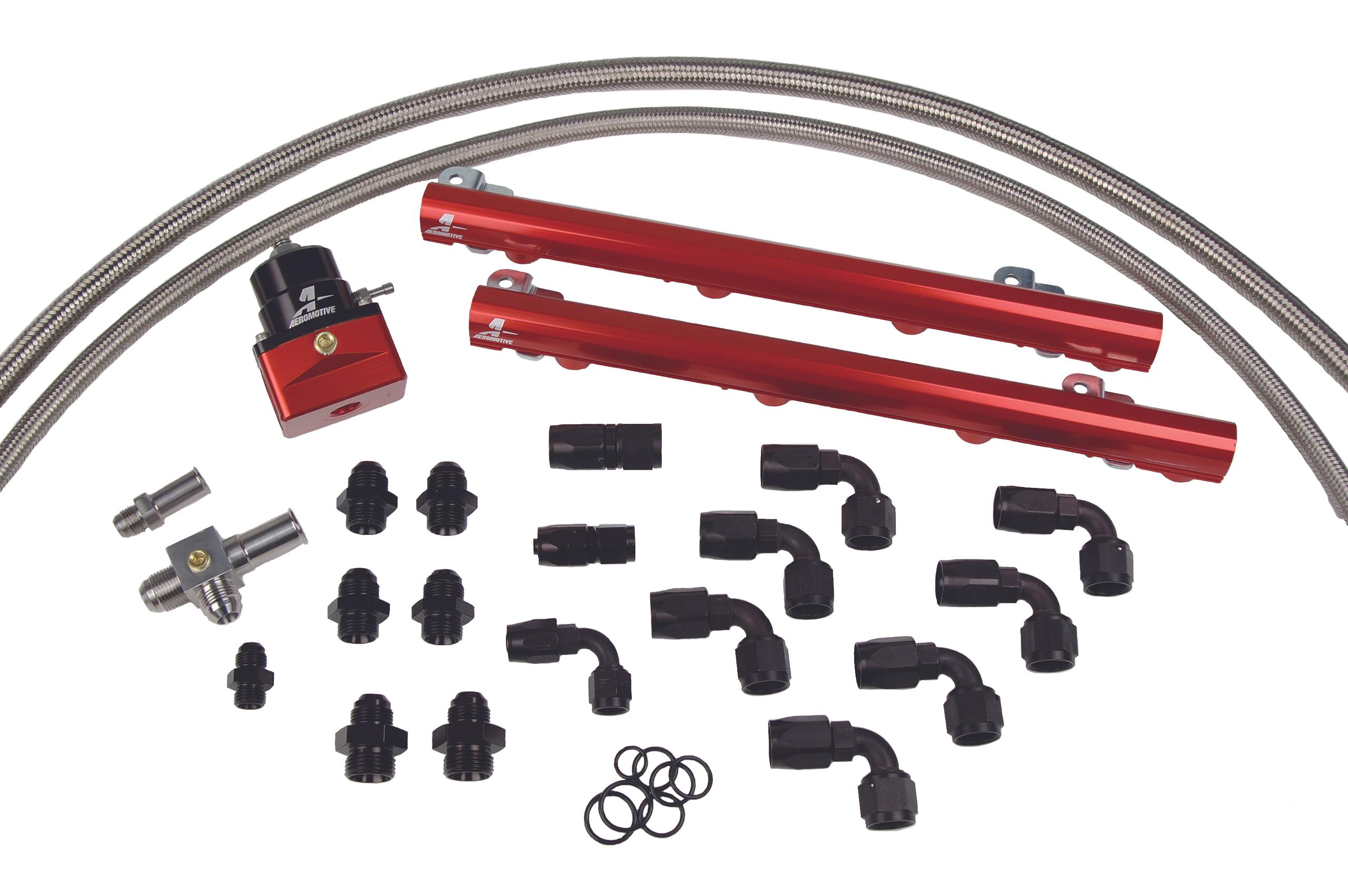 Aeromotive 96-98 1/2 4.6L SOHC GT Fuel Rail System