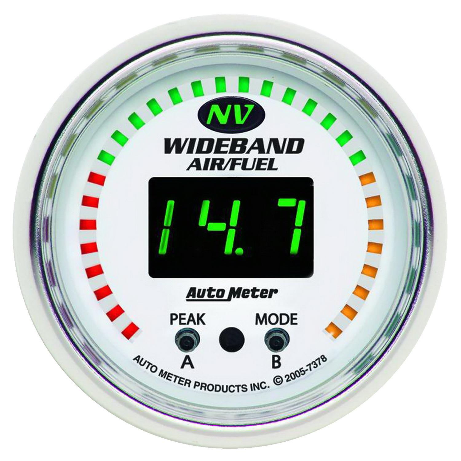 Autometer NV Series 2-1/16" Wideband Air/Fuel Ratio Kit