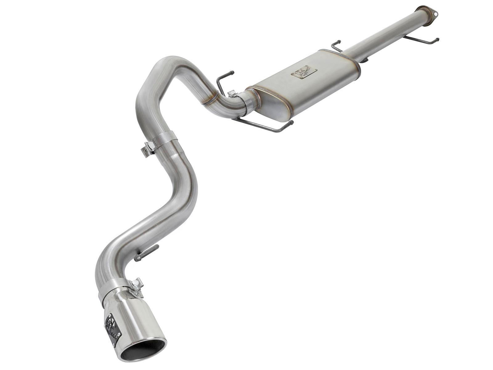 AFE MACH Force-Xp 3 IN 409 Stainless Steel Cat-Back Exhaust System w/Polished Tip (2007-2014 FJ Cruiser, FJ Cruiser) - 49-46003-1P