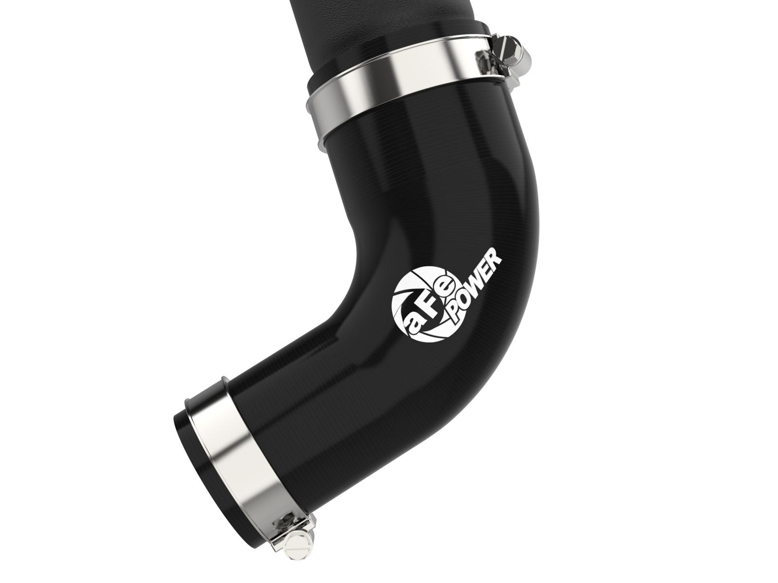 aFe BladeRunner 2.5" Aluminum Hot Charge Pipe - Black (2022 Toyota Tundra V6-3.5L) - 46-20568-B