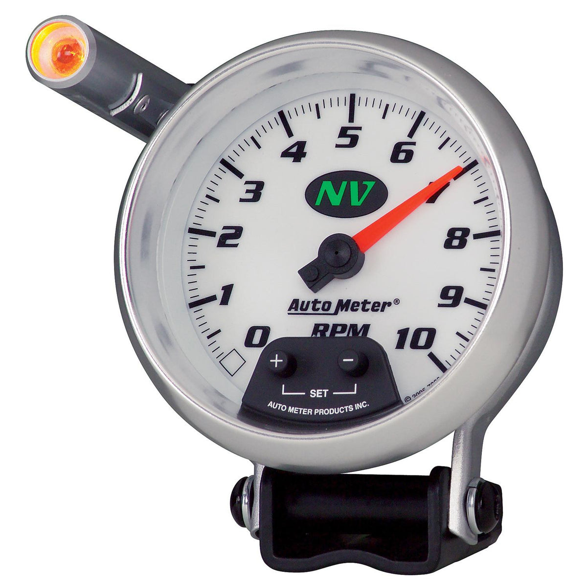 Auto Meter 3-3/4" PEDESTAL TACHOMETER, 0-10,000 RPM, NV - 7390