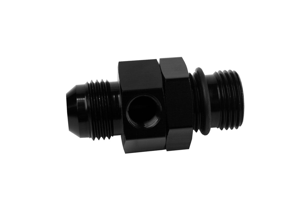 Aeromotive Orb-08 To An-08 In-Line Gauge Adapter - 15695