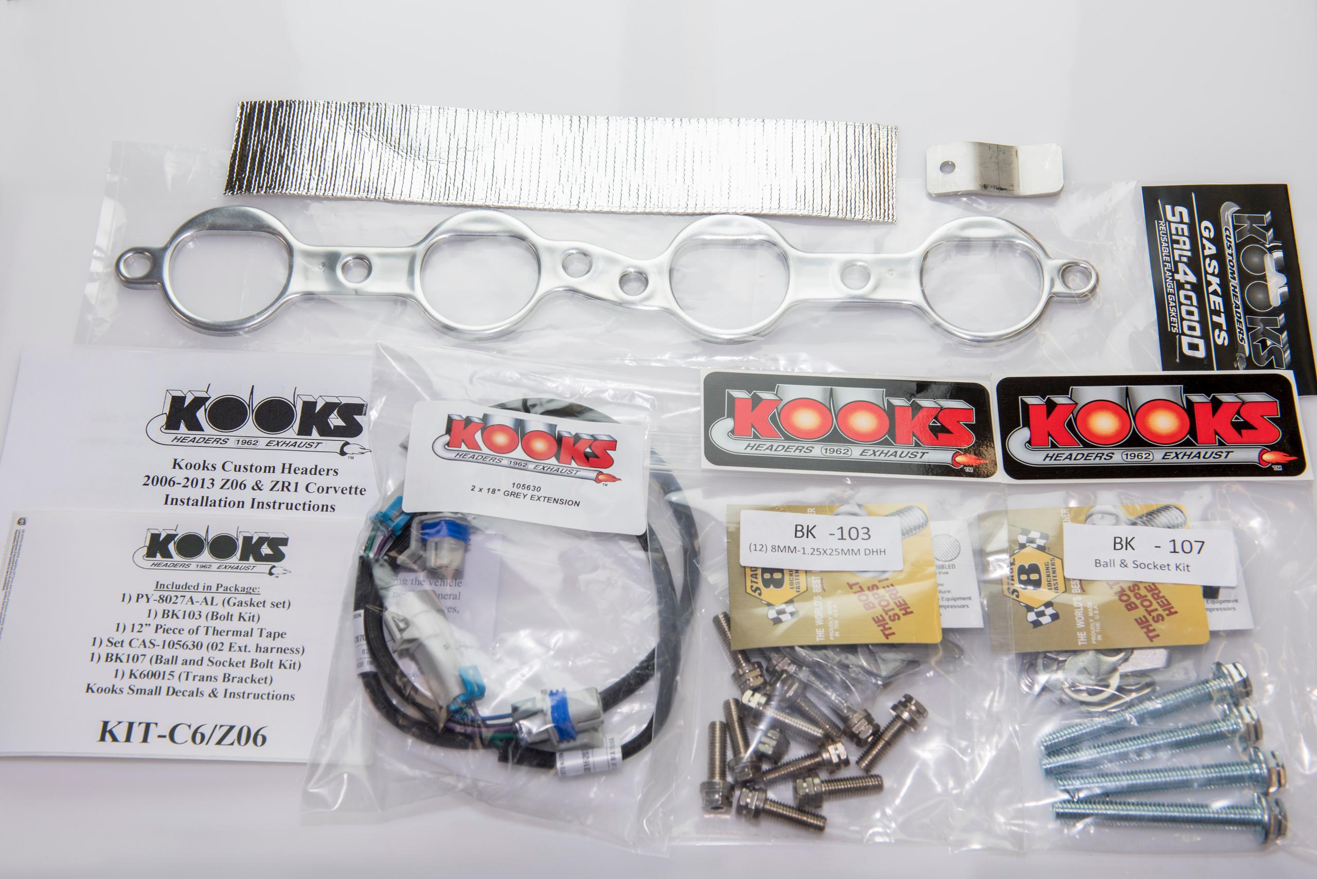 Kooks 2" x 3" SS Headers. 2006-2013 Z06/ZR1 Corvette. - 21612601