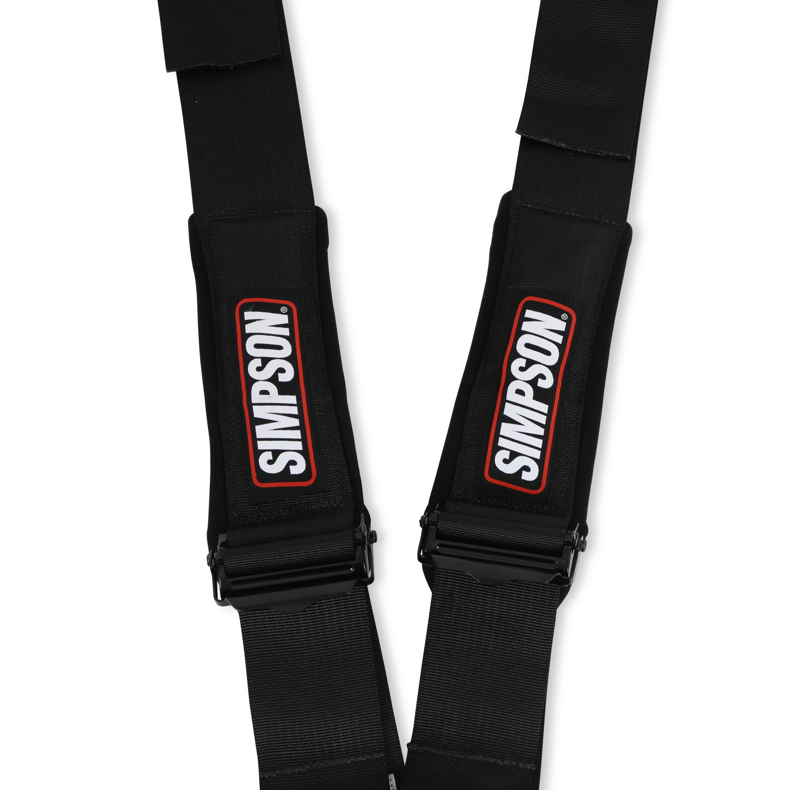 Simpson Racing Latch & Link Off-Road Harness 3" D3 Double Pull down with pads - D3LD5WBP