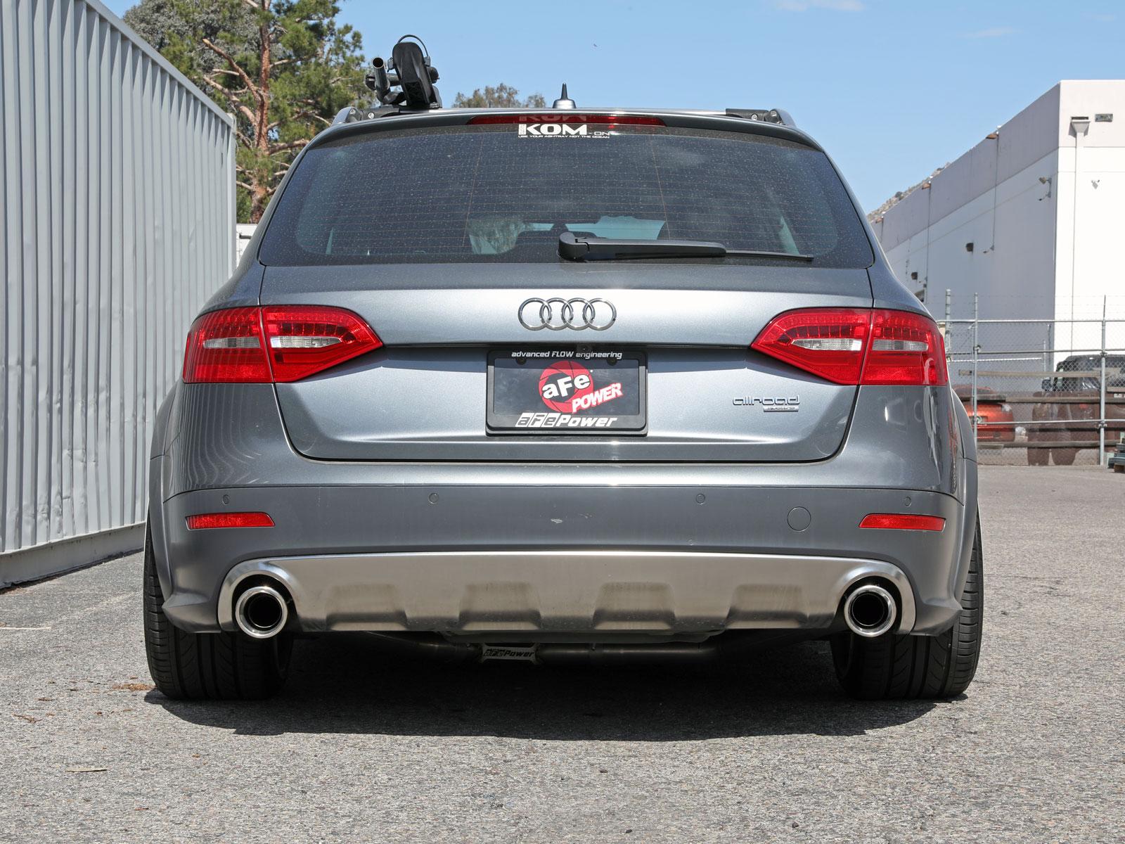 AFE MACH Force-Xp Axle-Back Exhaust System w/ Polished Tip (2013-2016 allroad) - 49-36437-P