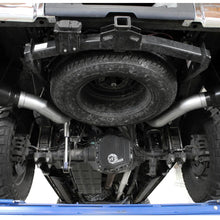 AFE Large Bore-HD 4 IN 409 Stainless Steel DPF-Back Exhaust System w/Black Tip (Ford Diesel Trucks 15-16 V8-6.7L (td)) - 49-43122-B