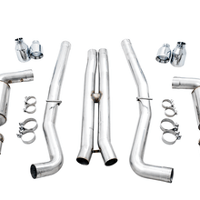AWE 3020-42074 AWE Touring Edition Exhaust - Non-Resonated, Chrome Quad Tips (2015-2020 Dodge Challenger 6.4L / 6.2L SC)