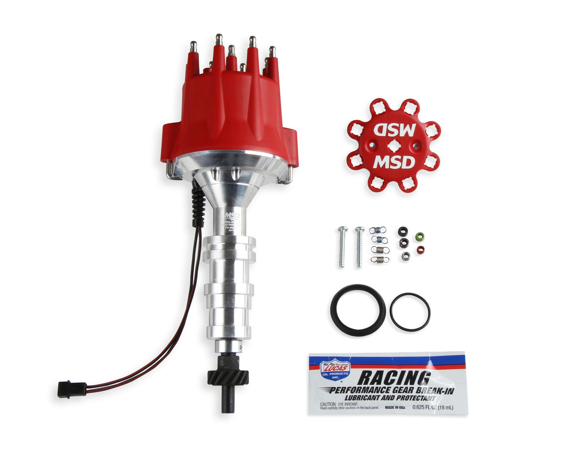 Msd 85941 Ford Fe Distributor, Steel Gear