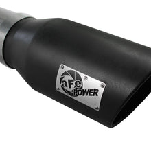 AFE ATLAS 5 IN Aluminized Steel DPF-Back Exhaust System w/Black Tip (2007-2010 Silverado 2500 HD, Silverado 3500 HD, Sierra 2500 HD, Sierra 3500 HD) - 49-04040-B