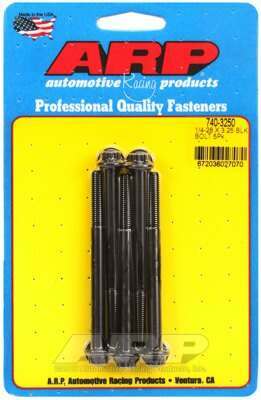 ARP 1/4-28 x 3.250 12pt black oxide bolts - 740-3250
