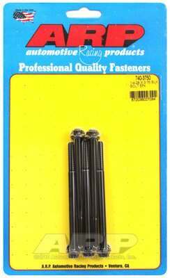 ARP 1/4-28 x 3.750 12pt black oxide bolts - 740-3750
