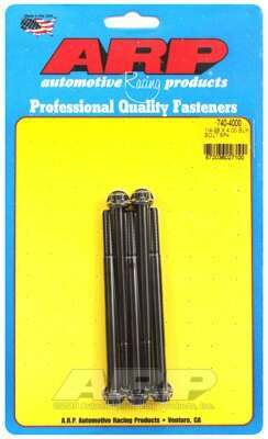 ARP 1/4-28 x 4.000 12pt black oxide bolts - 740-4000