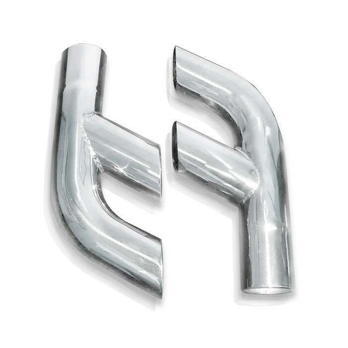 Stainless Works 1977-81 Trans Am Splitter Tips 2-1/4" Inlet - 740225