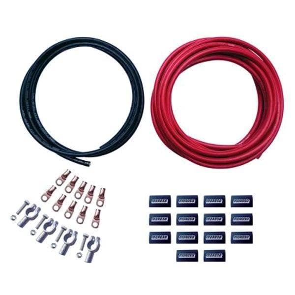 Moroso Battery Cable Kit, Remote Dual Batteries, Crimp On Terminals - 74056