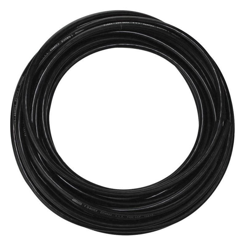 Moroso Battery Cable, 1 Ga, 50 Ft Roll, Black - 74071